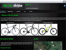 Tablet Screenshot of bikehirewicklow.com